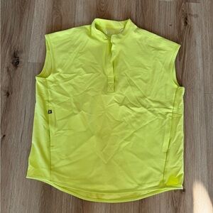 Small Rafaela Figs Scrub Top Neon Green